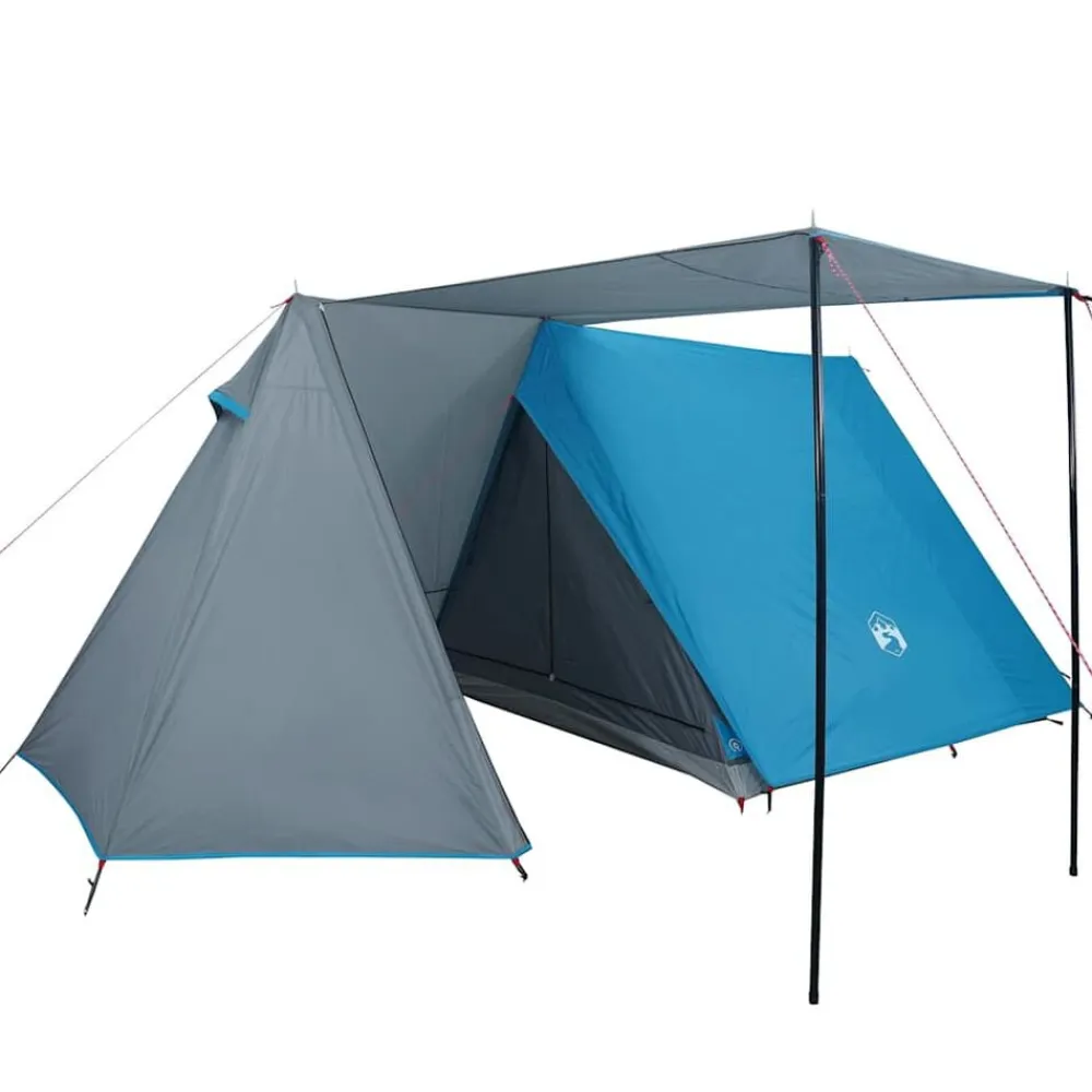 vidaXL Tienda de campaña para 3 personas impermeable Azul Best