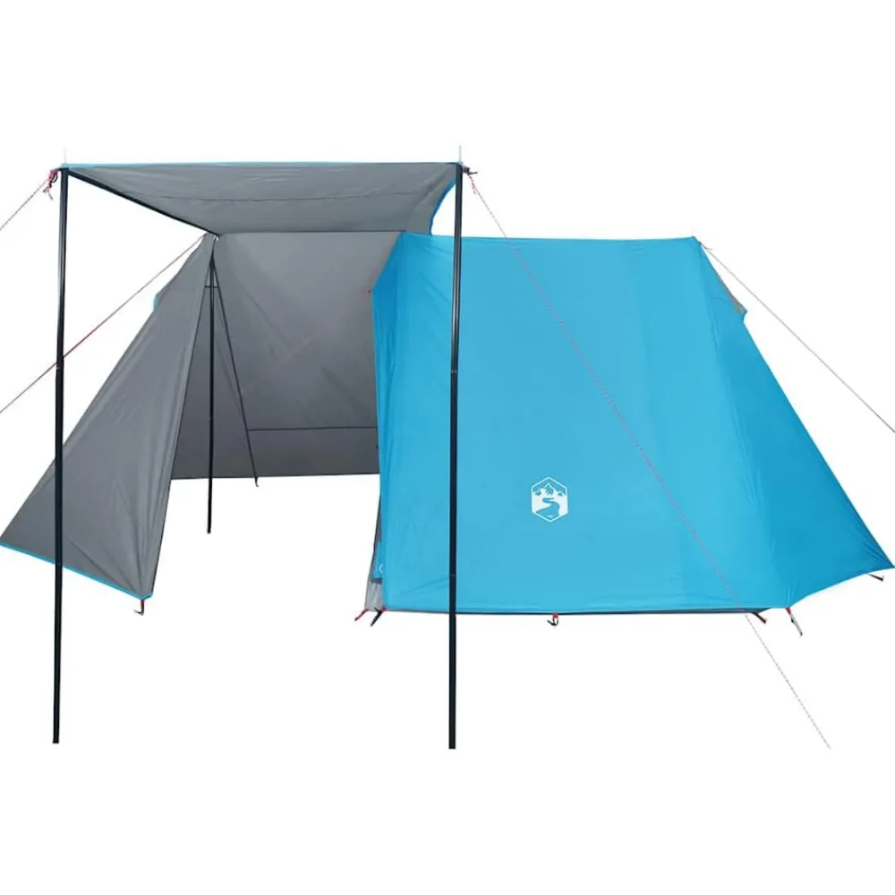vidaXL Tienda de campaña para 3 personas impermeable Azul Best