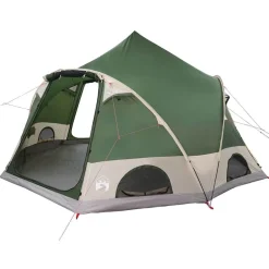vidaXL Tienda de campaña para 4 personas 505 x 450 x 248 cm Verde Outlet