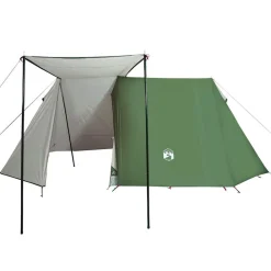 vidaXL Tienda de campaña para 3 personas impermeable Verde