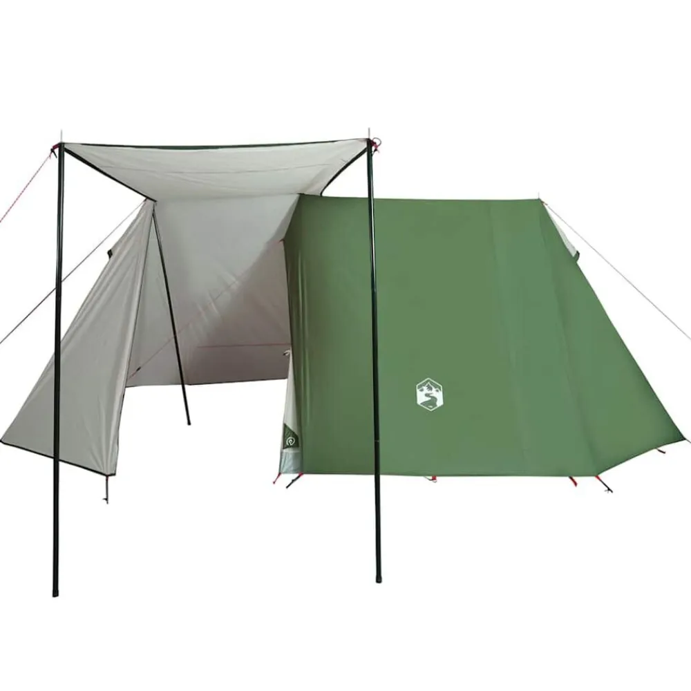 vidaXL Tienda de campaña para 3 personas impermeable Verde