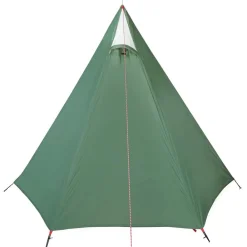 vidaXL Tienda de campaña para 3 personas impermeable Verde