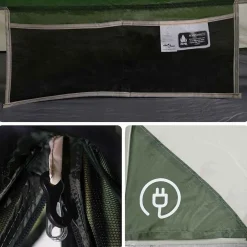 vidaXL Actividades Al Aire Libre-Tienda de campaña para 2 personas impermeable