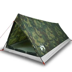 vidaXL Tienda de campaña para 2 personas impermeable Camuflaje