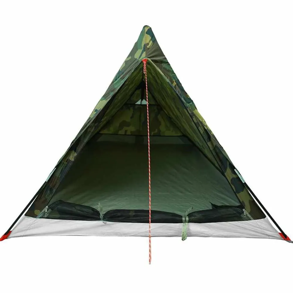 vidaXL Tienda de campaña para 2 personas impermeable Camuflaje