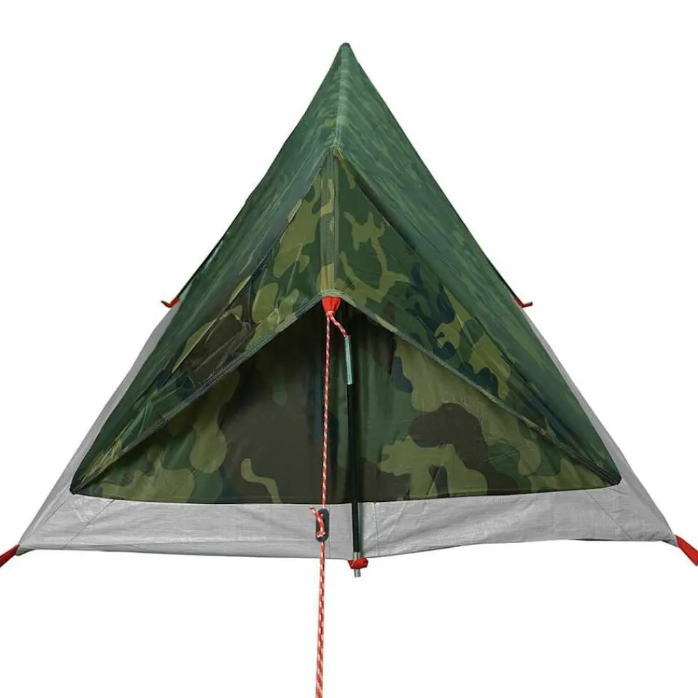 vidaXL Tienda de campaña para 2 personas impermeable Camuflaje