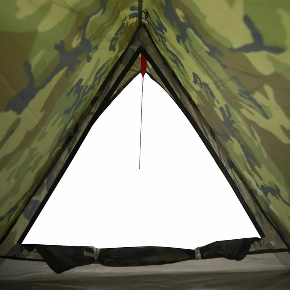 vidaXL Tienda de campaña para 2 personas impermeable Camuflaje