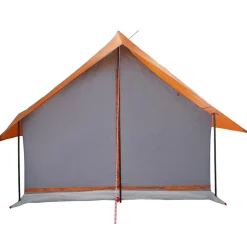 vidaXL Tienda de campaña para 5 personas impermeable Gris y naranja Discount