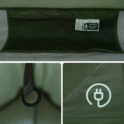 vidaXL Actividades Al Aire Libre-Tienda de campaña para 2 personas impermeable