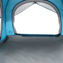 vidaXL Tienda de campaña para 4 personas impermeable Azul Outlet