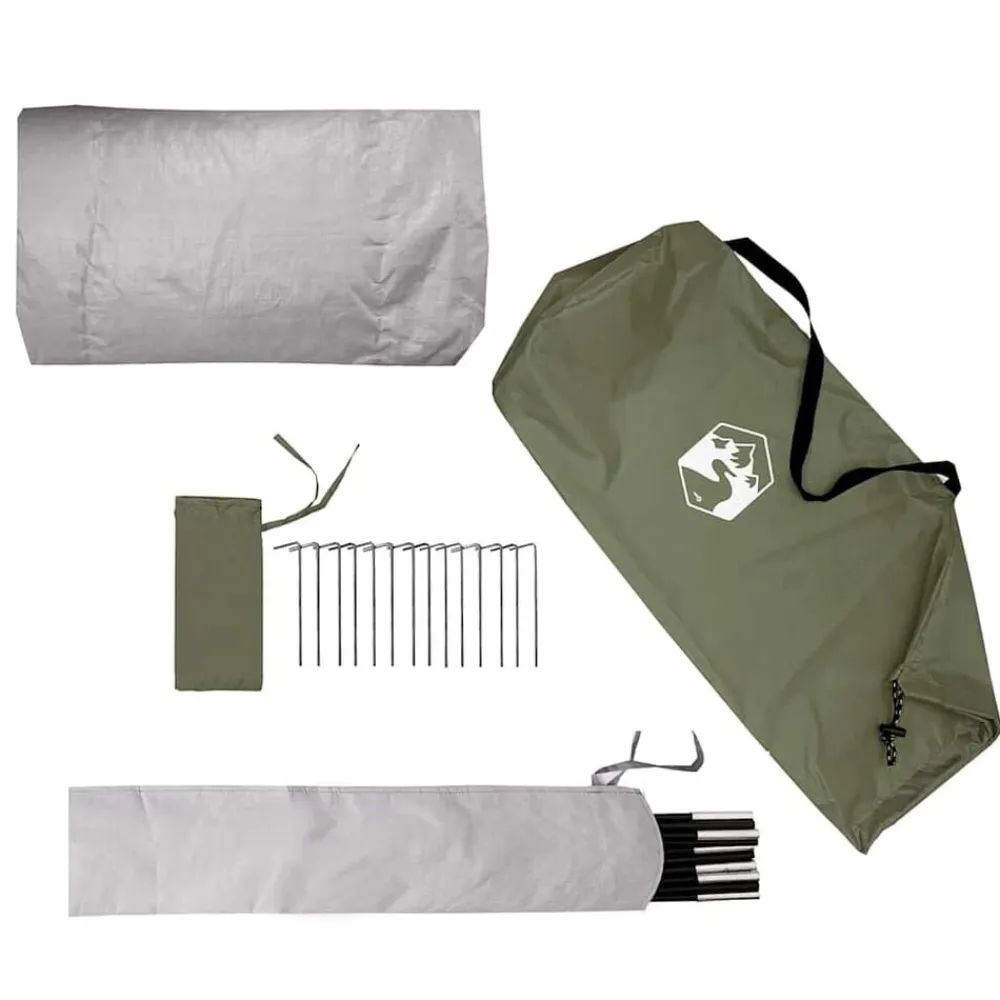 vidaXL Actividades Al Aire Libre-Tienda de campaña para 2 personas impermeable