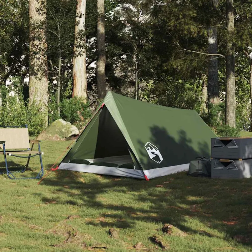 vidaXL Actividades Al Aire Libre-Tienda de campaña para 2 personas impermeable