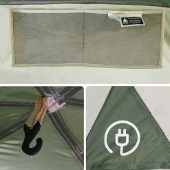vidaXL Actividades Al Aire Libre-Tienda de campaña para coche para 2 personas impermeable