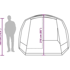 vidaXL Actividades Al Aire Libre-Tienda de campaña para coche para 2 personas impermeable