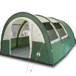 vidaXL Tienda de campaña túnel para 4 personas impermeable Verde Best