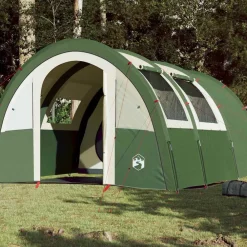 vidaXL Tienda de campaña túnel para 4 personas impermeable Verde Best