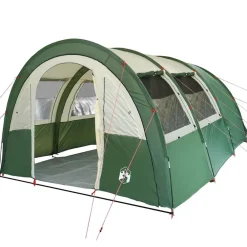 vidaXL Tienda de campaña túnel para 4 personas impermeable Verde Best