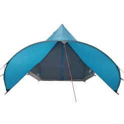 vidaXL Actividades Al Aire Libre-Tienda de campaña tipo teepee para 3 personas y gris