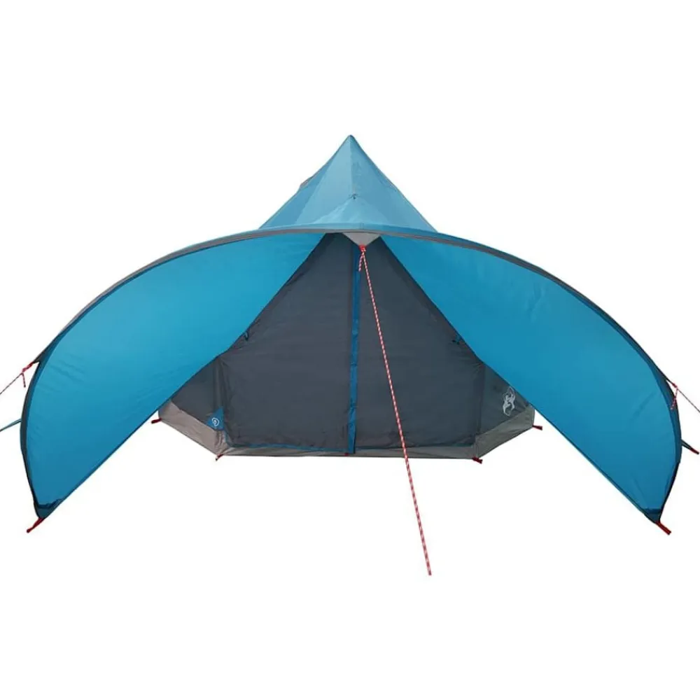 vidaXL Actividades Al Aire Libre-Tienda de campaña tipo teepee para 3 personas y gris