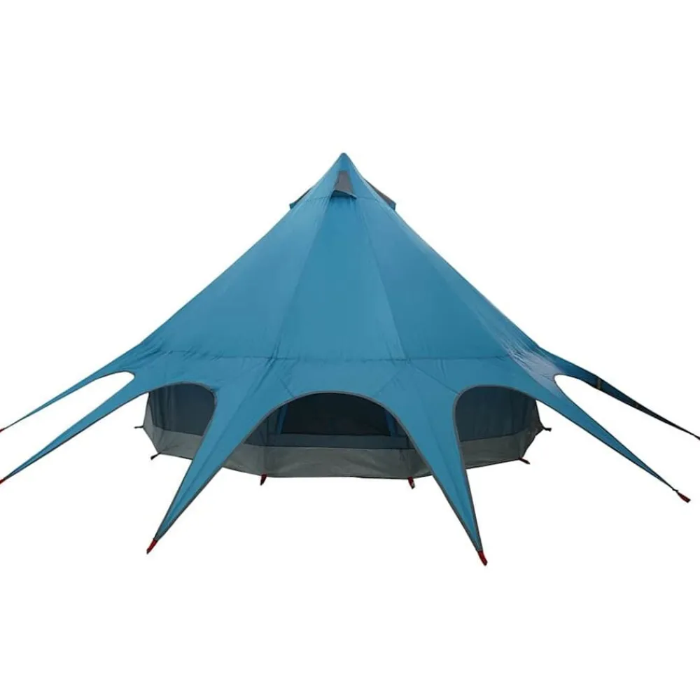 vidaXL Actividades Al Aire Libre-Tienda de campaña tipo teepee para 3 personas y gris