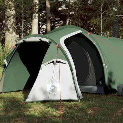 vidaXL Tienda de campaña túnel para 2 personas impermeable Verde Outlet