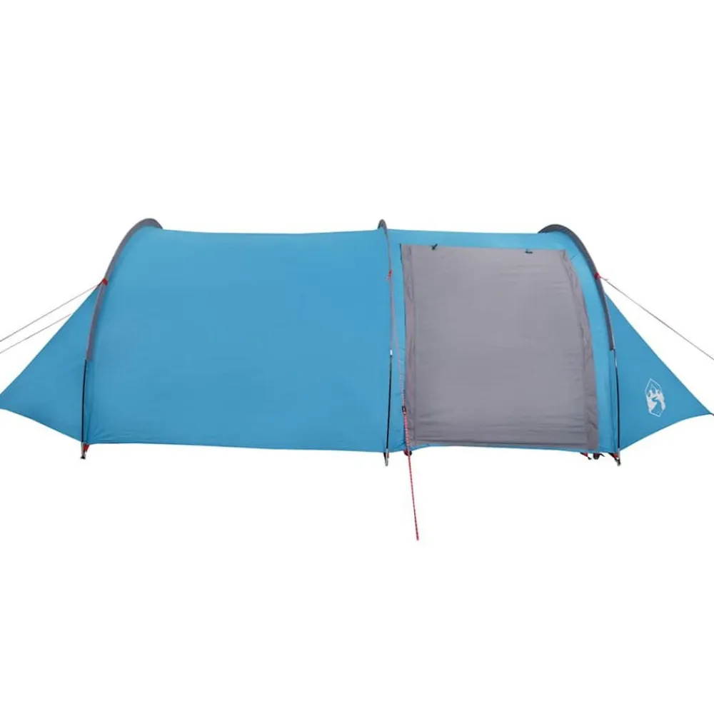 vidaXL Actividades Al Aire Libre-Tienda de campaña túnel para 4 personas impermeable