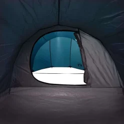 vidaXL Actividades Al Aire Libre-Tienda de campaña túnel para 4 personas impermeable