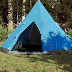 vidaXL Actividades Al Aire Libre-Tienda de campaña tipi para 4 personas impermeable