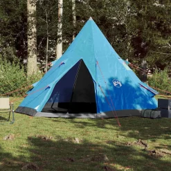 vidaXL Actividades Al Aire Libre-Tienda de campaña tipi para 4 personas impermeable