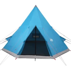 vidaXL Actividades Al Aire Libre-Tienda de campaña tipi para 4 personas impermeable