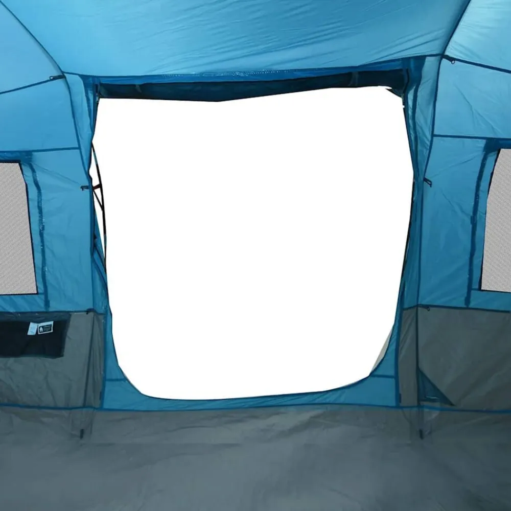 vidaXL Tienda de campaña túnel para 4 personas impermeable Azul Clearance