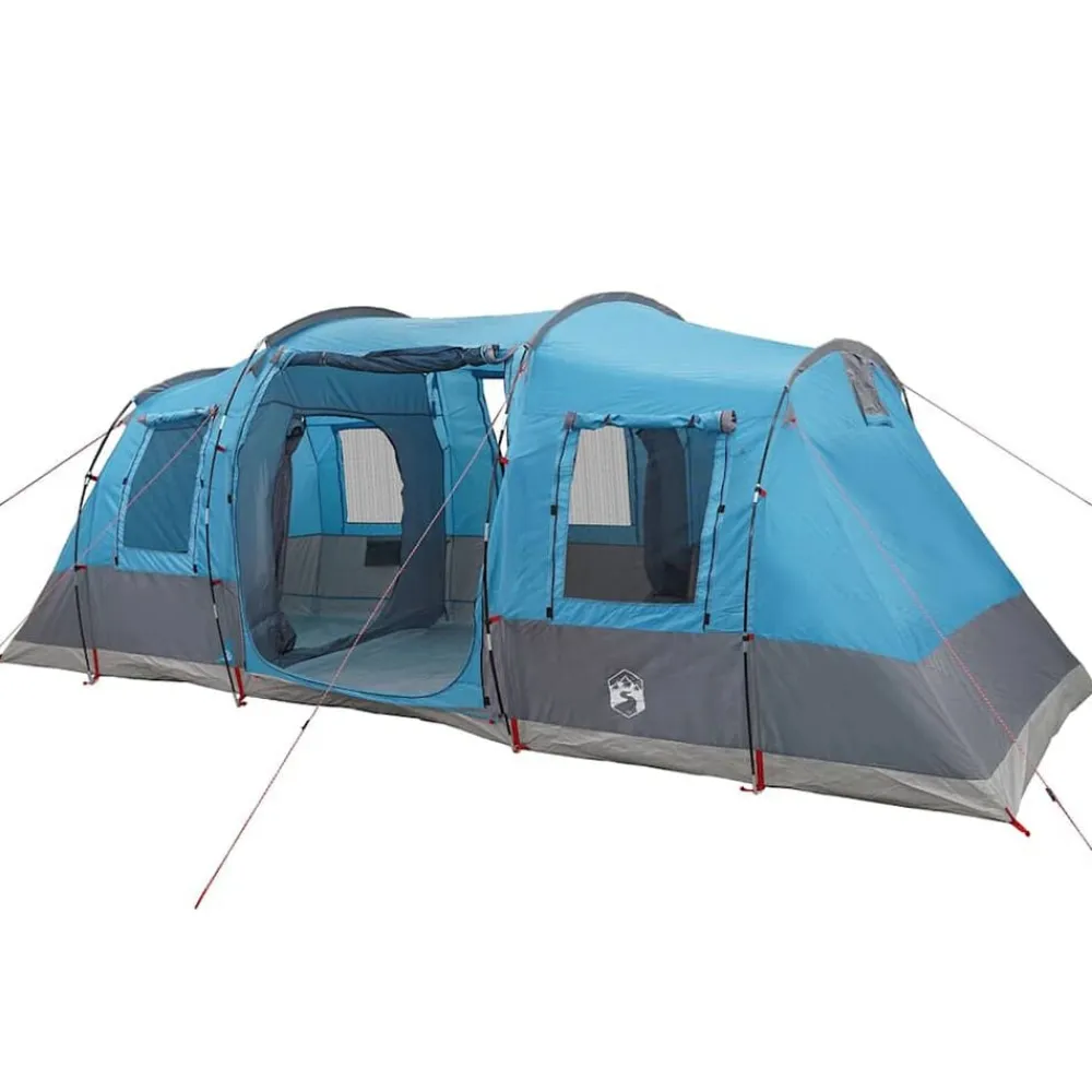 vidaXL Tienda de campaña túnel para 4 personas impermeable Azul Clearance