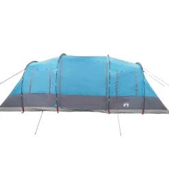 vidaXL Tienda de campaña túnel para 4 personas impermeable Azul Clearance