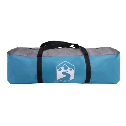 vidaXL Tienda de campaña túnel para 4 personas impermeable Azul Clearance