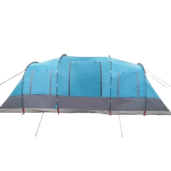 vidaXL Tienda de campaña túnel para 4 personas impermeable Azul Clearance