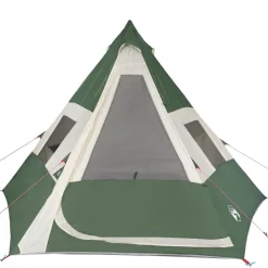 vidaXL Actividades Al Aire Libre-Tienda de campaña tipi para 7 personas impermeable