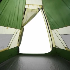 vidaXL Actividades Al Aire Libre-Tienda de campaña tipi para 7 personas impermeable