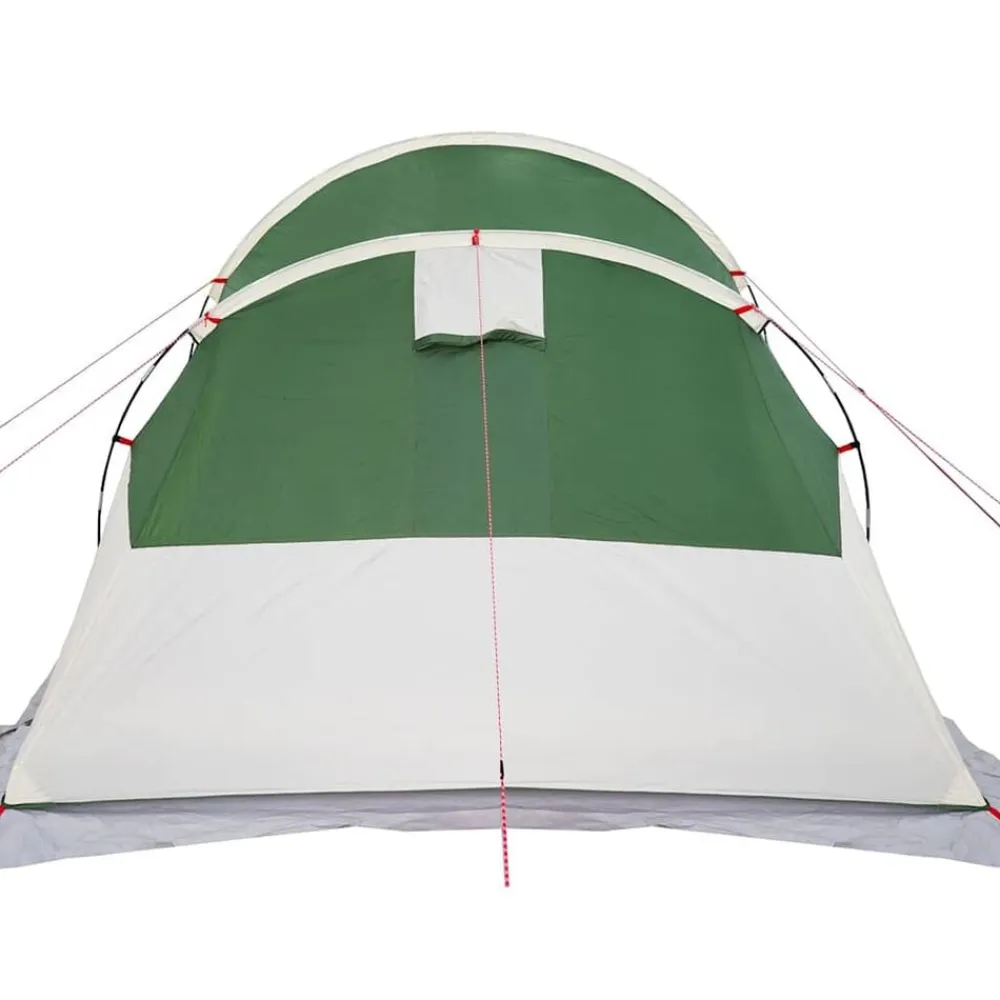 vidaXL Tienda de campaña túnel para 4 personas impermeable Verde Discount