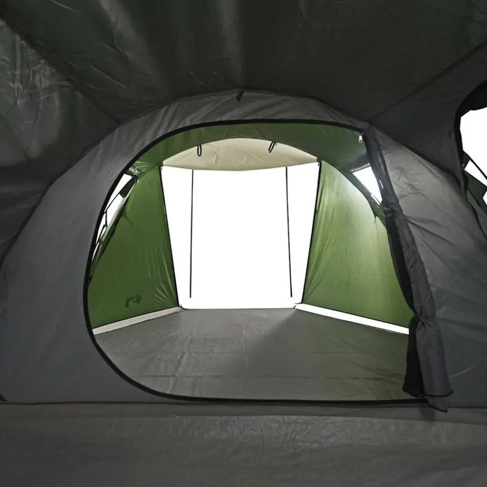 vidaXL Actividades Al Aire Libre-Tienda de campaña túnel para 4 personas impermeable