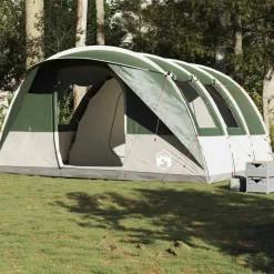 vidaXL Tienda de campaña túnel para 5 personas impermeable Verde Outlet