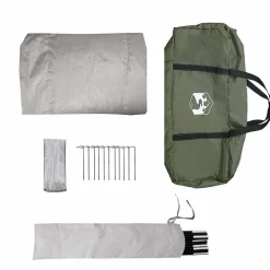 vidaXL Tienda de campaña túnel para 5 personas impermeable Verde Outlet