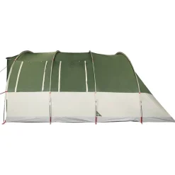 vidaXL Tienda de campaña túnel para 5 personas impermeable Verde Outlet