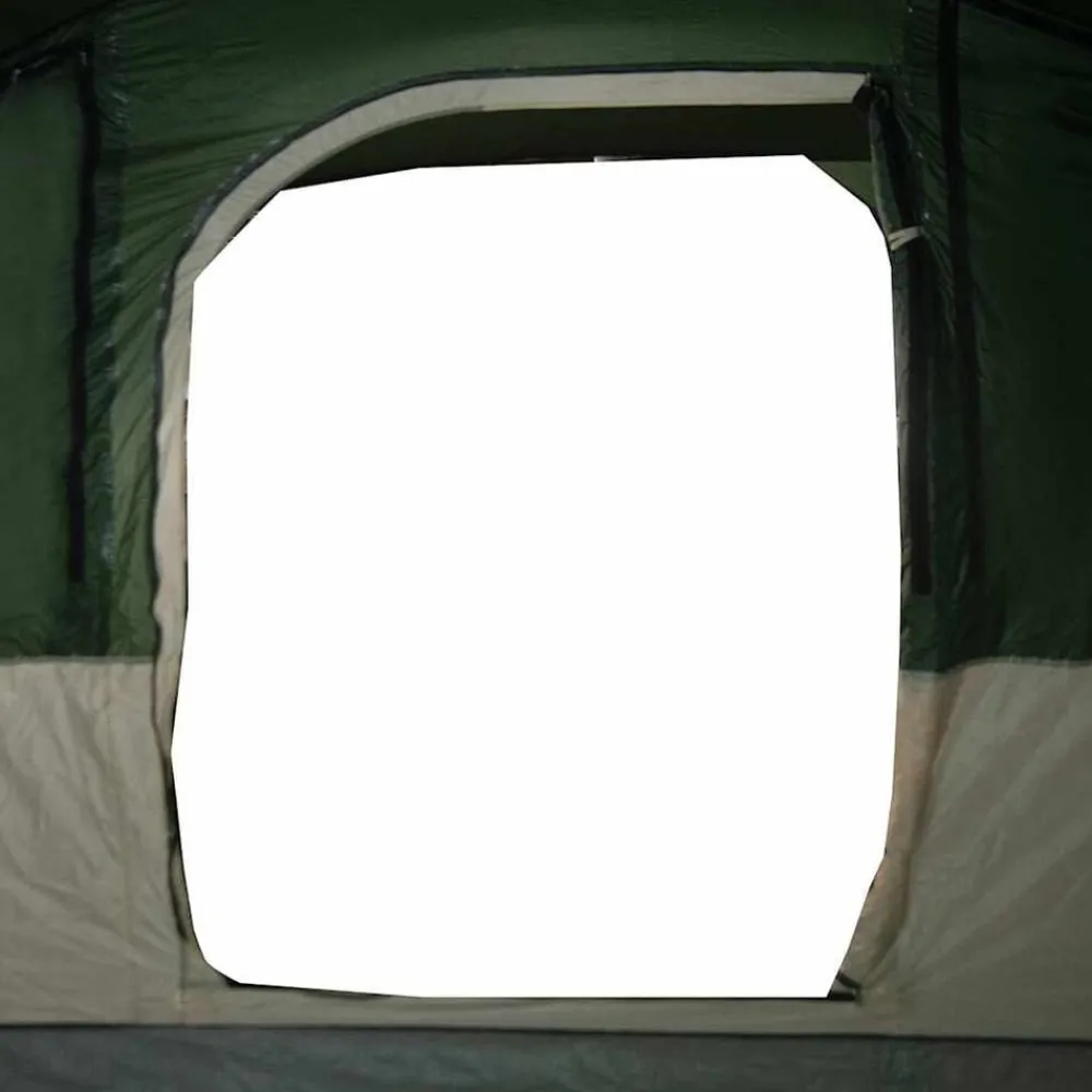 vidaXL Tienda de campaña túnel para 5 personas impermeable Verde Outlet