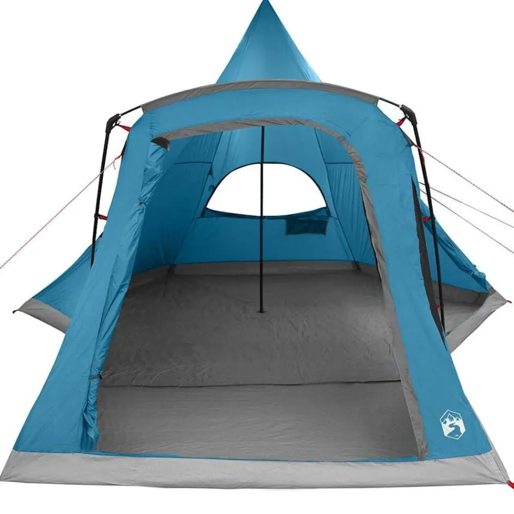 vidaXL Tienda de campaña tipo teepee para 5 personas con techo Azul Online