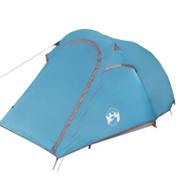 vidaXL Tienda de campaña túnel para 3 personas impermeable Azul Hot