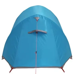 vidaXL Tienda de campaña túnel para 3 personas impermeable Azul Hot