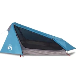vidaXL Tienda de campaña túnel para 1 persona impermeable Azul Online