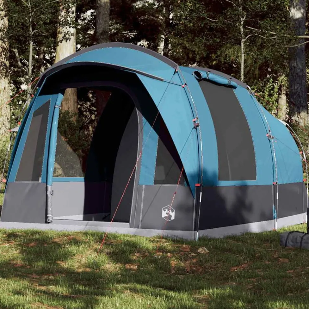 vidaXL Actividades Al Aire Libre-Tienda de campaña túnel para 3 personas impermeable