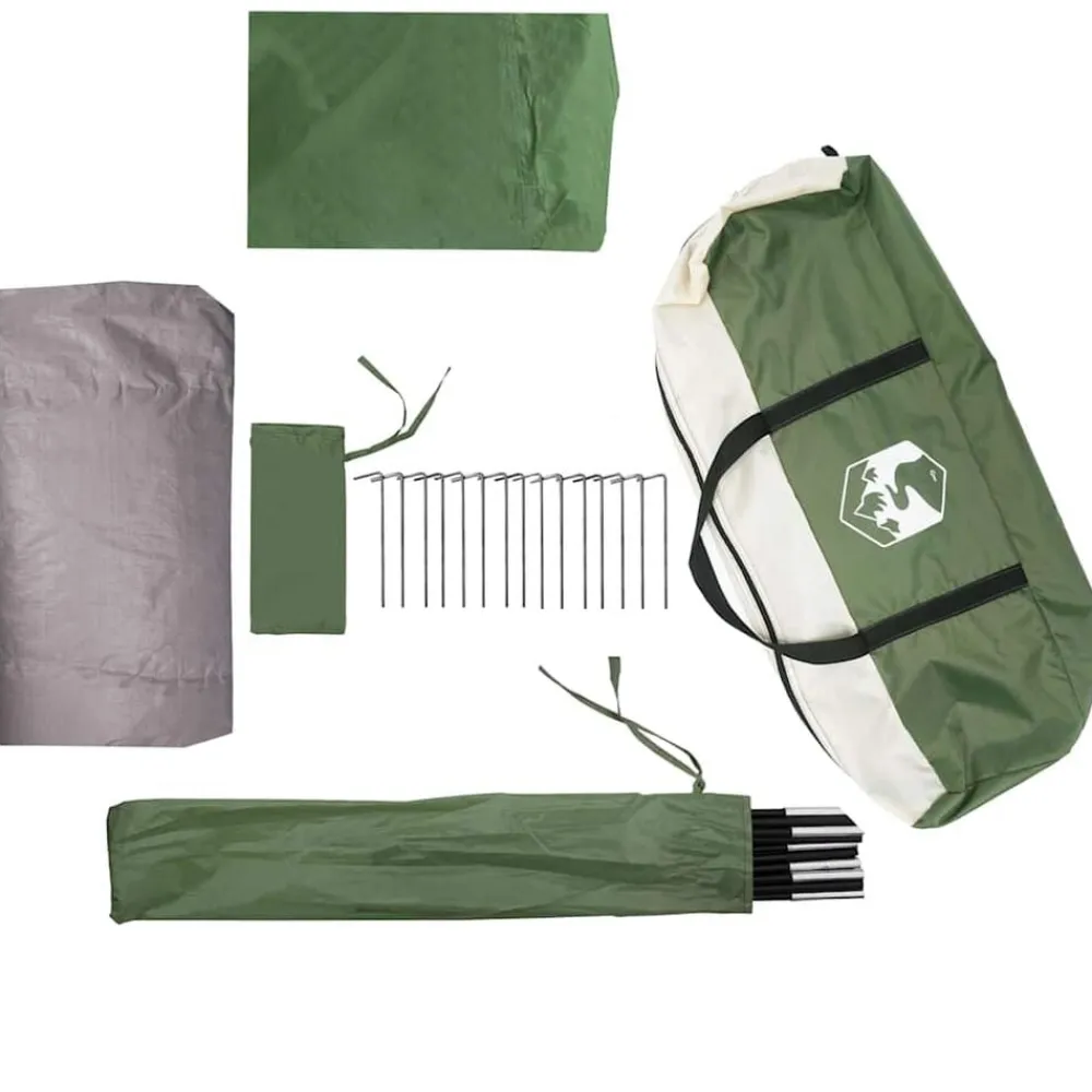 vidaXL Actividades Al Aire Libre-Tienda de campaña túnel para 3 personas impermeable