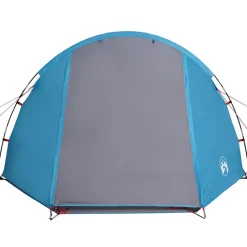 vidaXL Tienda de campaña túnel para 4 personas impermeable Azul Hot
